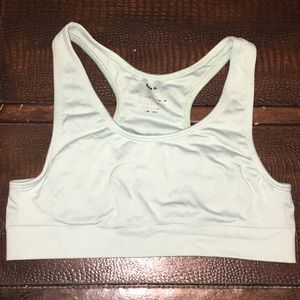 Teal sports bra